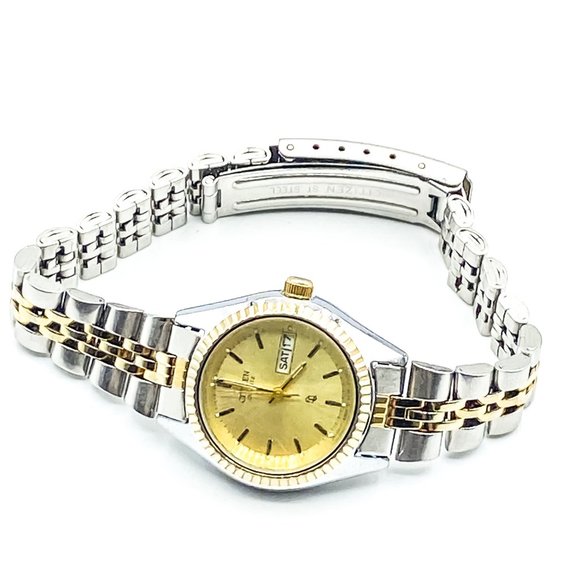 Citizen Quartz Silver & Gold Tone Womens Watch - Picture 1 of 3